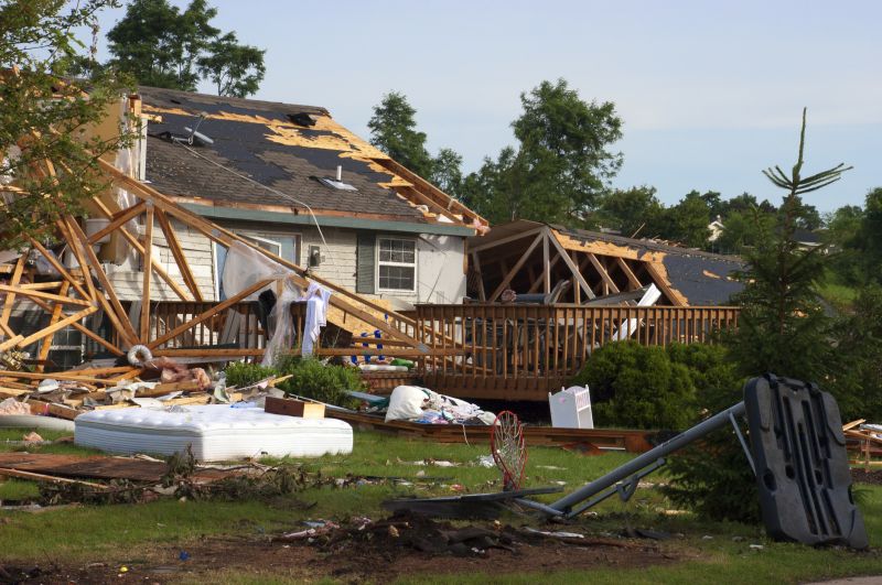 Damaged Roof After Storm
